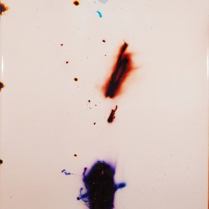"Test-No.6", 2021, ca. 240x127cm, Rocketogram / Color-Photogram, unique